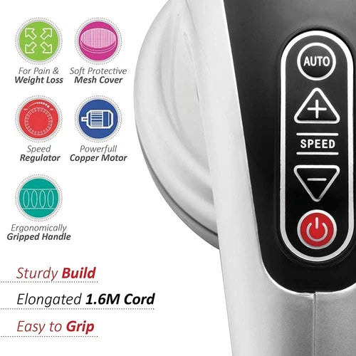 Hesley Electric Full Body Massager for Pain Relief of Back, Leg and Foot (black grey)