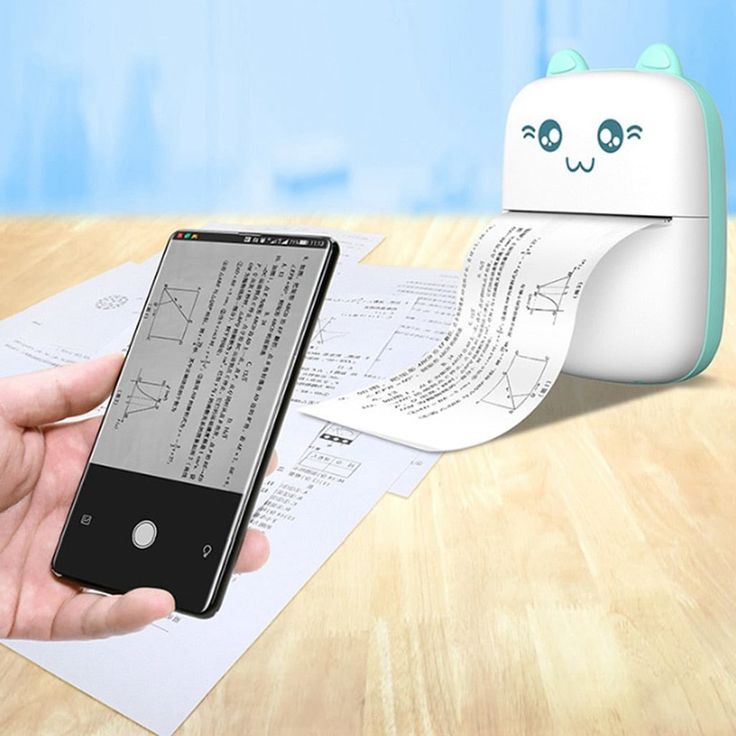 Mini Portable Thermal Printer Wireless Bluetooth Printer